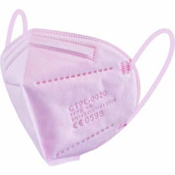 YIENJAOY Masque De Protection , AGILITY Masque Facial Protecteur à 5 Couches FFP2/KN95, Certifié CE, Rose (20 Pièces/boîte) -Protection des voies respiratoires Soldes 67145273 5