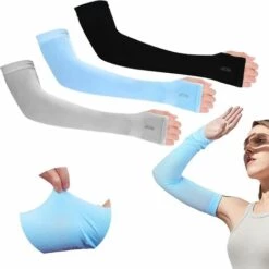 OCXIN 3 Paires Manchettes D'été Protection UV Manchettes Protection Solaire Manchettes Sport Cool Respirant Manchettes Unisexe Couvre-bras Pour Golf Sports Outdoor Cyclisme Cyclisme Jardinage
