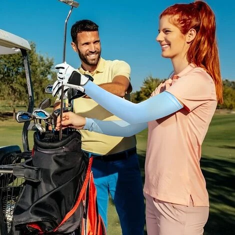 OCXIN 3 Paires Manchettes D'été Protection UV Manchettes Protection Solaire Manchettes Sport Cool Respirant Manchettes Unisexe Couvre-bras Pour Golf Sports Outdoor Cyclisme Cyclisme Jardinage 4 OCXIN 3 Paires Manchettes D'été Protection UV Manchettes Protection Solaire Manchettes Sport Cool Respirant Manchettes Unisexe Couvre-bras Pour Golf Sports Outdoor Cyclisme Cyclisme Jardinage – Image 2