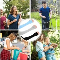 OCXIN 3 Paires Manchettes D'été Protection UV Manchettes Protection Solaire Manchettes Sport Cool Respirant Manchettes Unisexe Couvre-bras Pour Golf Sports Outdoor Cyclisme Cyclisme Jardinage 10 OCXIN 3 Paires Manchettes D'été Protection UV Manchettes Protection Solaire Manchettes Sport Cool Respirant Manchettes Unisexe Couvre-bras Pour Golf Sports Outdoor Cyclisme Cyclisme Jardinage -Protection des voies respiratoires Soldes 67156881 4