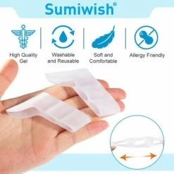 ILOVEMILAN [10pcs] Orteil Amortir Attelle, Petits Prteils, Petit Orteil Lisseur Avec Boucle, Pour Les Hommes Et Les Femmes De Marcher, Courir, Prévenir Les Ampoules -Protection des voies respiratoires Soldes 67255175 5