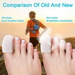 ILOVEMILAN Protection Gros Orteil, 10 Pièces Protection Doigt De Pied, En Gel Embouts Caps Pour Gros D'orteil Doux Et Soulager Pied La Douleur Et Contre Les Ampoules Et Cors-Unisexe. -Protection des voies respiratoires Soldes 67255351 4