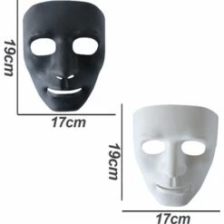 MEZHENG Masque Pour Enfants Femmes Hommes Halloween Costume Cosplay -Protection des voies respiratoires Soldes 67413293 2