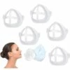 TANèTUE Lot De 5 Supports De Protection Pour Rouge à Lèvres, Coussinet Nasal Pour La Bouche Et Le Nez, Augmente L'espace De Respiration,Support De Masque 3D Pour Protéger Les Lèvres Rouge à Lèvres