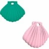 ILOVEMILAN 2pcs N95 Masque Shell Boîte De Rangement Étudiant Portable Stockage Silicone Sac À Poussière Finition Clip Masque Sac (Vert Foncé + Rose) -Protection des voies respiratoires Soldes 67501372 1