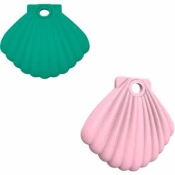 ILOVEMILAN 2pcs N95 Masque Shell Boîte De Rangement Étudiant Portable Stockage Silicone Sac À Poussière Finition Clip Masque Sac (Vert Foncé + Rose)
