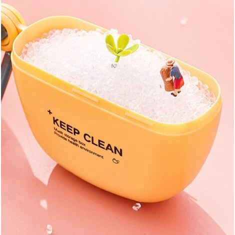 ILOVEMILAN Masque De Voyage Boîte De Rangement Sac De Rangement Clip De Rangement Temporaire Portable Portable Grande Capacité Boîte De Masque (Orange) 6 ILOVEMILAN Masque De Voyage Boîte De Rangement Sac De Rangement Clip De Rangement Temporaire Portable Portable Grande Capacité Boîte De Masque (Orange) – Image 4