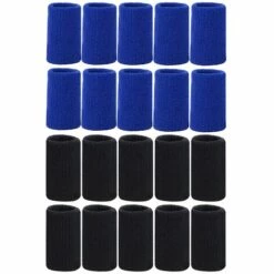 ILOVEMILAN 20pcs Protège-doigts Protège-doigts élastiques Pour Soulager La Douleur Callosités Arthrite Articulations Protège-doigts De Sport Professionnel Protège-doigts En Nylon Pour Basket-ball