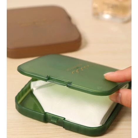 ILOVEMILAN 2 Pièces De Boîte De Rangement De Masque Carré Ménage Anti-poussière Bouche Et Masque De Nez Boîte De Rangement Clip De Sac Anti-salissure Portable Boîte De Rangement De Bagage à Main (marron + Vert Foncé) 6 ILOVEMILAN 2 Pièces De Boîte De Rangement De Masque Carré Ménage Anti-poussière Bouche Et Masque De Nez Boîte De Rangement Clip De Sac Anti-salissure Portable Boîte De Rangement De Bagage à Main (marron + Vert Foncé) – Image 4