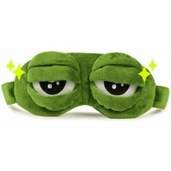 PREMIER Masque De Sommeil Masque Pour Les Yeux Pour Femmes Filles Enfants Mignon Drôle Créatif Grenouille Modèle 3D Masque De Sommeil Par