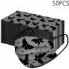 JOORRT 50PC Imprimé En Dentelle Adulte Masque Jetable 3 Couches, Anti-Poussière Respirable Earloop Bouche Masque De Visage, Le Masque De Bon Confort Masque Halloween Écharpe Bandana 1 JOORRT 50PC Imprimé En Dentelle Adulte Masque Jetable 3 Couches, Anti-Poussière Respirable Earloop Bouche Masque De Visage, Le Masque De Bon Confort Masque Halloween Écharpe Bandana -Protection des voies respiratoires Soldes 67688901 1