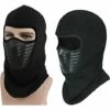 ECHOO Masque Anti-poussière, Unisexe Duveteux Mode Cagoule Coupe-vent Coupe-vent Vélo Cyclisme Accessoires De Moto Masque Facial Temps Froid Chapeau Cou Casque Sport De Plein Air Ski Paintball Casquette De Pêche, Noir -Protection des voies respiratoires Soldes 67696628 1