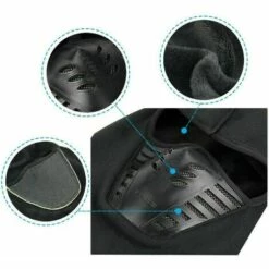 ECHOO Masque Anti-poussière, Unisexe Duveteux Mode Cagoule Coupe-vent Coupe-vent Vélo Cyclisme Accessoires De Moto Masque Facial Temps Froid Chapeau Cou Casque Sport De Plein Air Ski Paintball Casquette De Pêche, Noir 9 ECHOO Masque Anti-poussière, Unisexe Duveteux Mode Cagoule Coupe-vent Coupe-vent Vélo Cyclisme Accessoires De Moto Masque Facial Temps Froid Chapeau Cou Casque Sport De Plein Air Ski Paintball Casquette De Pêche, Noir -Protection des voies respiratoires Soldes 67696628 3