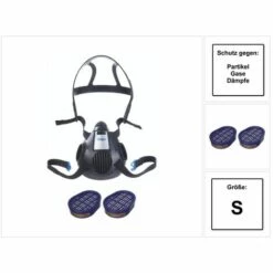 DRÃ€GER Dräger X-plore 3500 Masque De Protection Respiratoire, Demi-masque Pour Filtre à Baïonnette Taille S + 2x X-plore A2 Filtre à Gaz ( 6738873 ) -Protection des voies respiratoires Soldes 67720698 3