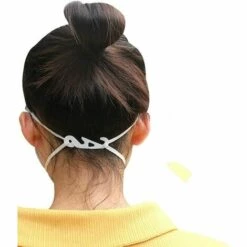 QERSTA Lot De 20 Crochets Réglables Pour Masques De Protection Visage Carivent