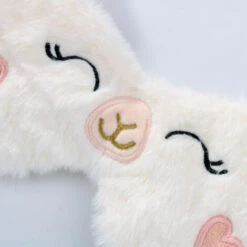 FEI YU Masque De Sommeil Dames Masque En Peluche Dessin Animé Ombrelle Parasol Ombre à Paupières Enfants Adultes En Peluche -Protection des voies respiratoires Soldes 67895757 3