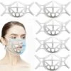 YOOUYIDA Support De Visage En Silicone 3D, Support De Protection Pour Le Visage Pour Un Espace Respirant Plus Confortable, Support De Protection Pour Rouge à Lèvres, Garder Le Tissu Hors De La Bouche 10 Pièces