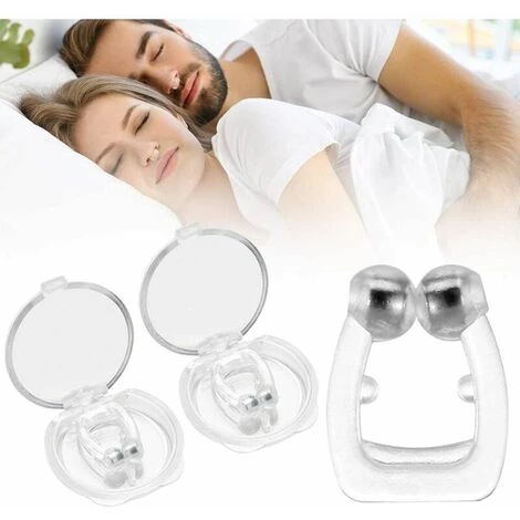 MONLY Ronflement, Clip Pince Nez Magnétique Silicone, Dilatateur Nasal, Anti Ronflement Efficace Pour Sommeil Plus Confortable Du Améliore Respiration, Passez Une Nuit Paisible 4 MONLY Ronflement, Clip Pince Nez Magnétique Silicone, Dilatateur Nasal, Anti Ronflement Efficace Pour Sommeil Plus Confortable Du Améliore Respiration, Passez Une Nuit Paisible – Image 2