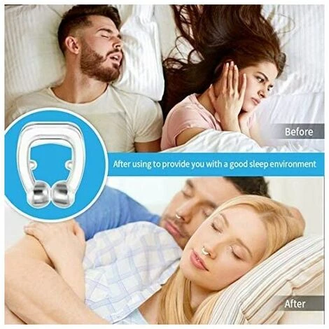 MONLY Ronflement, Clip Pince Nez Magnétique Silicone, Dilatateur Nasal, Anti Ronflement Efficace Pour Sommeil Plus Confortable Du Améliore Respiration, Passez Une Nuit Paisible 5 MONLY Ronflement, Clip Pince Nez Magnétique Silicone, Dilatateur Nasal, Anti Ronflement Efficace Pour Sommeil Plus Confortable Du Améliore Respiration, Passez Une Nuit Paisible – Image 3