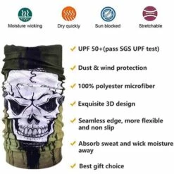 ABCRITAL Masque Facial Pare-soleil, Protège-cou, Bandana, écran Facial -B1-1 -Protection des voies respiratoires Soldes 67947420 4