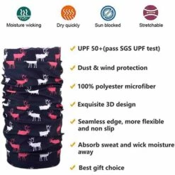 ABCRITAL Masque Facial Pare-soleil, Protège-cou, Bandana, écran Facial -B1-8 -Protection des voies respiratoires Soldes 67947779 4