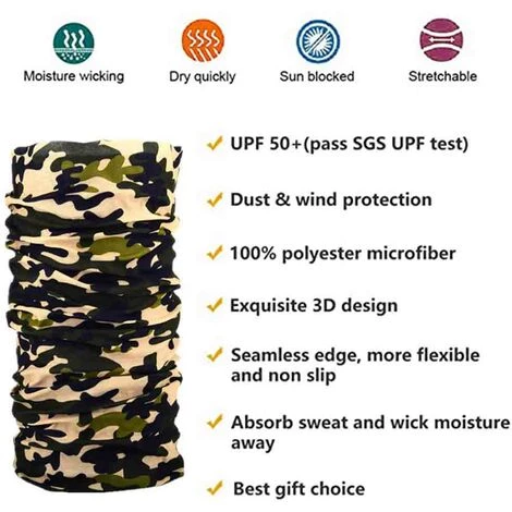 ABCRITAL Masque Facial Pare-soleil, Protège-nuque, Bandana, écran Facial -B1-4 6 ABCRITAL Masque Facial Pare-soleil, Protège-nuque, Bandana, écran Facial -B1-4 – Image 4