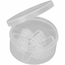 DKSFJKL Dispositif Anti-ronflement, Réduit Les Ronflements, Sommeil Calme, Pince-nez Anti-ronflement Avec Boîte En Plastique - Blanc Quatre Tailles