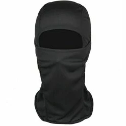 GRID COOL Windproof Balaclava Ski Mask Masque De Moto Cagoule, Cagoule De Ski Multifonctionnelle Mince Et Respirante Pour Femmes Et Hommes (Noir)