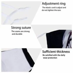 KAEJYIUT Masque Facial En Coton Réutilisable à La Mode Pour Hommes Et Femmes Lavable Et Respirant 11 KAEJYIUT Masque Facial En Coton Réutilisable à La Mode Pour Hommes Et Femmes Lavable Et Respirant -Protection des voies respiratoires Soldes 68156030 5