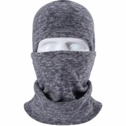 KAEJYIUT Coupe-Vent Cagoules Masque De Visage Ski Moto Capuche Calotte De Cyclisme, Respirant Chaud Hiver Élastique Taille D'hommes Et Femmes (gris)
