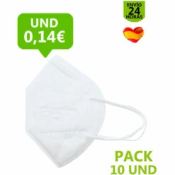 GRUPO K-2 Mascarilla Ffp2 Blanca Out - Pack 10 Unds.