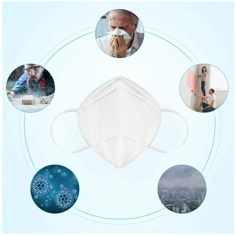 GRUPO K-2 Mascarilla Ffp2 Blanca Out - Pack 10 Unds. 5 GRUPO K-2 Mascarilla Ffp2 Blanca Out - Pack 10 Unds. – Image 3