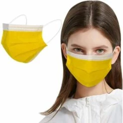 YOOUYIDA Masques Jetables 3 Couches 50pk 50pk -Protection des voies respiratoires Soldes 68297353 4