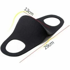 Mingxin Même Masque 10pcs Masque Rouge Net Noir Masque En Tissu Réutilisable Anti-smog HANBING -Protection des voies respiratoires Soldes 68324079 5