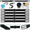 Clips De Masque 5 Noirs, élastiques De Sangle De Réglage Du Masque, Crochets De Masque Pour Réduire La Pression Et Améliorer Le Confort Derrière L'oreille HANBING -Protection des voies respiratoires Soldes 68326760 1