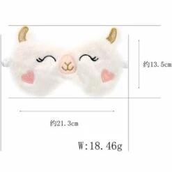 Cisea Masque De Sommeil Dames Masque En Peluche Dessin Animé Ombrelle Parasol Ombre à Paupières Enfants Adultes En Peluche -Protection des voies respiratoires Soldes 68584568 4