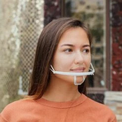 MONLY 10pcs Visière De Protection Réutilisable En Transparent - Couvre Bouche Et Nez Facial - Protection Visage Anti-Salive Anti-Eclaboussure Facial Protection -Protection des voies respiratoires Soldes 68771442 3