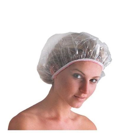 Lot De 100 Charlottes Imperméables En Plastique Jetables - Vivezen - Transparent 3 Lot De 100 Charlottes Imperméables En Plastique Jetables - Vivezen - Transparent